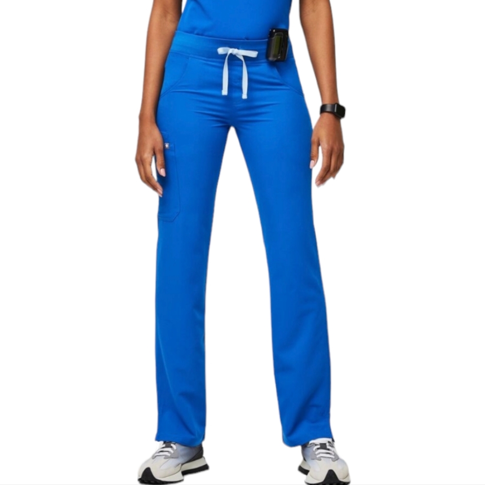 FIGS Kade Cargo Scrub Pants Royal Blue XS